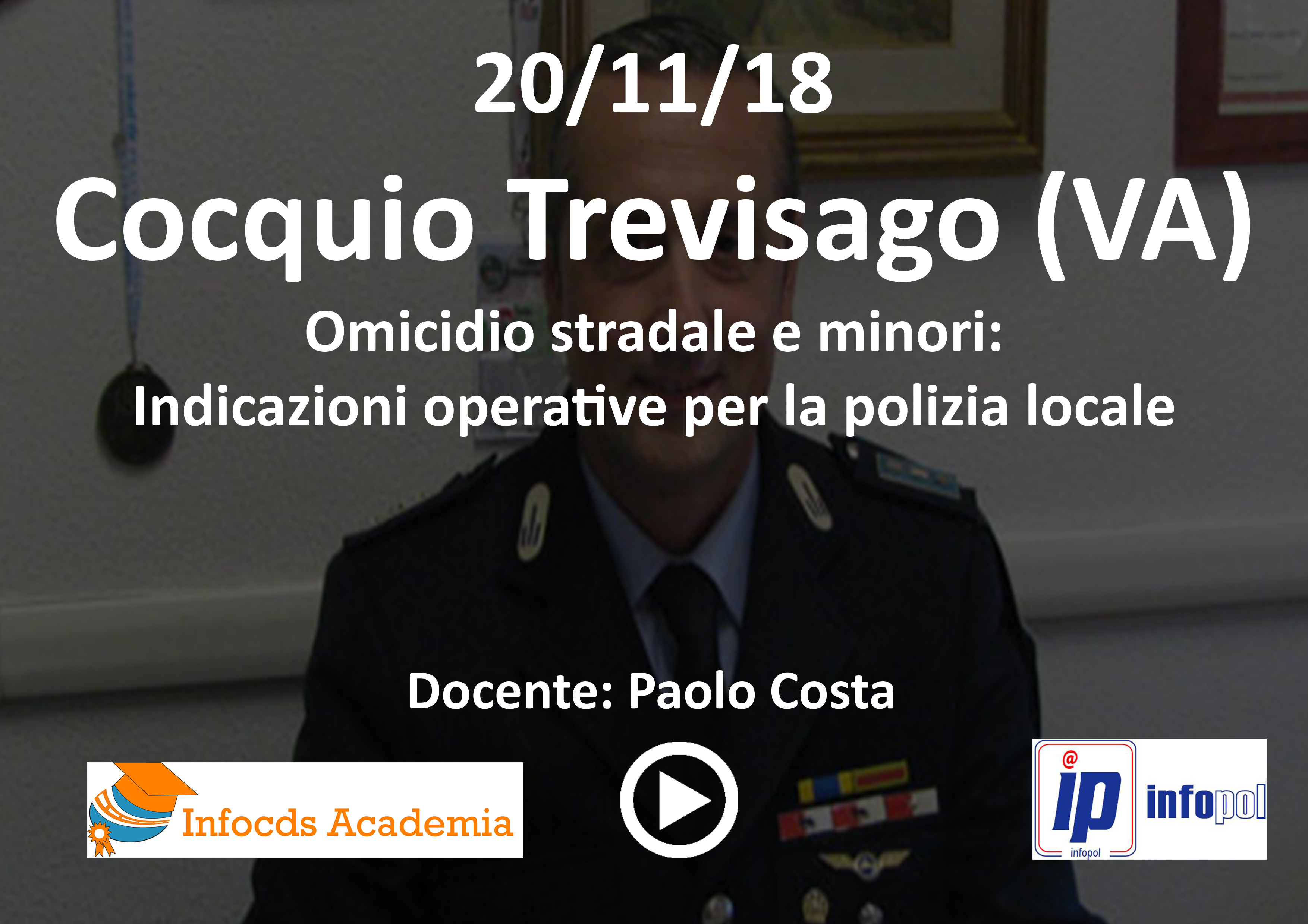 OMICIDIO STRADALE E MINORI: INDICAZIONI OPERATIVE PER LA POLIZIA LOCALE